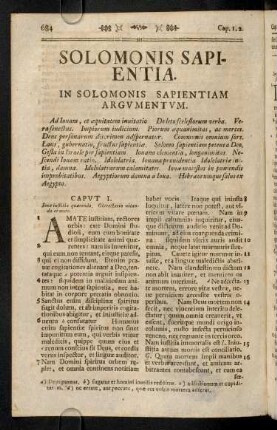 684-700, Solomonis Sapientia