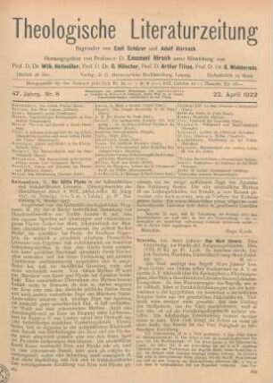 161-162 [Rezension] Reitzenstein, Richard, Die Göttin Psyche in der hellenistischen und frühchristlichen Literatur