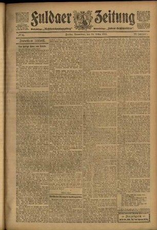 Zweite Ausgabe vom Donnerstag, den 15. März 1906.