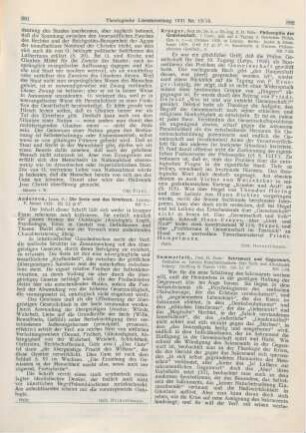 382-383 [Rezension] Sommerlath, Ernst, Sakrament und Gegenwart