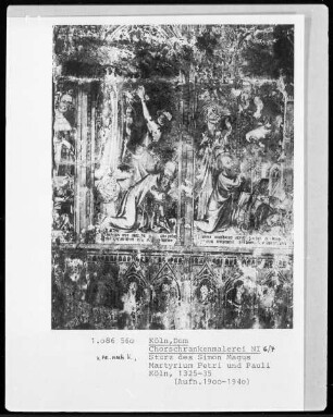 N I 6, 7: Aufstieg und Sturz des Simon Magus, Martyrium der beiden Apostel Petrus und Paulus