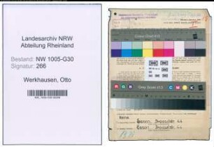 Entnazifizierung Otto Werkhausen , geb. 12.04.1902 (Techn.Angestellter)