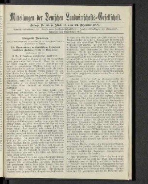Beilage Nr. 44 zu Stück 44 vom 22. Dezember1900.