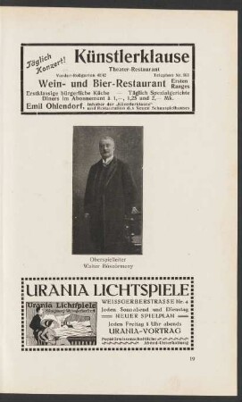 Oberspielleiter Walter Böszörmeny