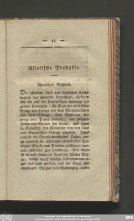 Asiatisches Rußland.
