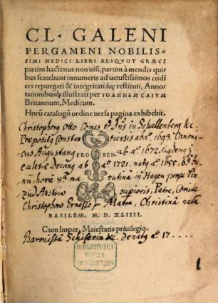 Libri aliquot graeci