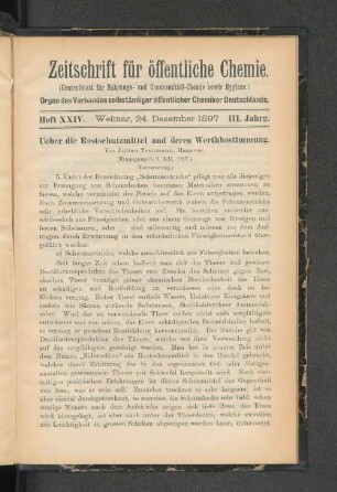 Heft XXIV. Weimar, 24. Dezember 1897