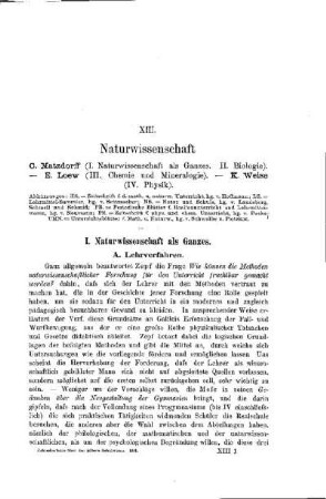 Naturwissenschaft