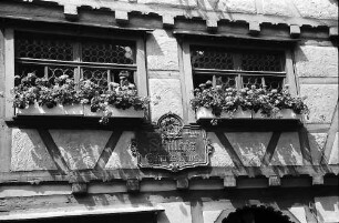 Marbach: Fenster im Schillerhaus