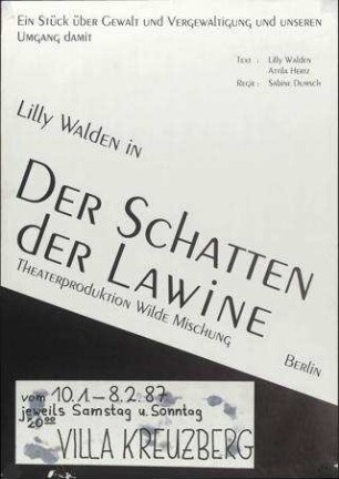 "Der Schatten der Lawine"