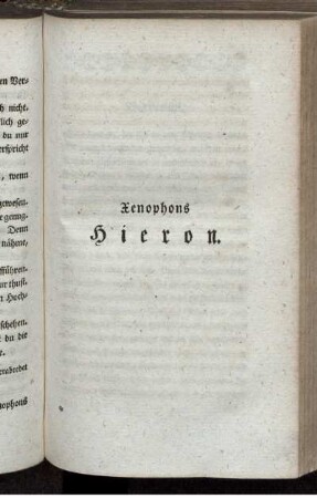 Xenophons Hieron.