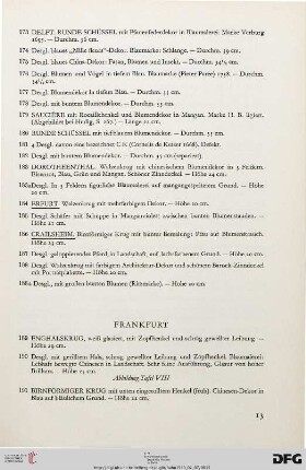 Frankfurt (Nr. 189-204)