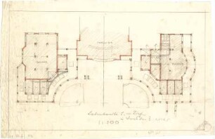 Pfann, Paul; München - Theresienhöhe; Ausstellung München 1908 - Grundrisse
