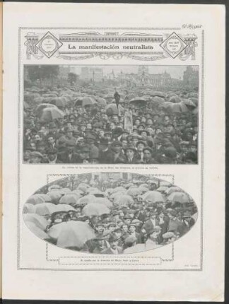 La manifestación neutralista