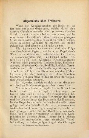Atlas und Grundriß der traumatischen Frakturen und Luxationen