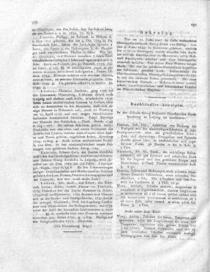 Buchhändler-Anzeigen.