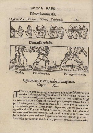 Qualiter ipsius terrae ambitus accipiatur. Caput XII.