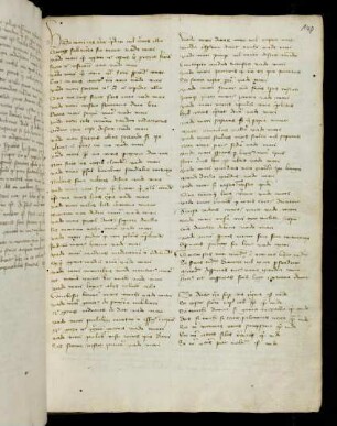 148r-148v Helinandus: Hymnus. Carmen de vanitate rerum. Liturgische Verordnung. Paternoster Hussitarum