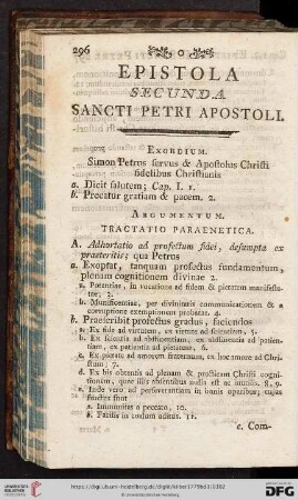 Epistola secunda Sancti Petri Apostoli