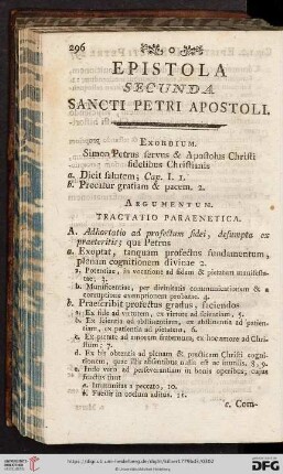 Epistola secunda Sancti Petri Apostoli