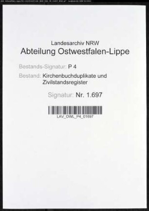 Kirchenbuchduplikat der katholischen Gemeinde Esbeck (GHT 1859-1861). (Gemeinde: Esbeck, katholische Gemeinde)