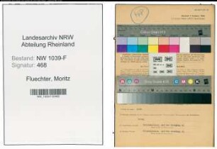 Entnazifizierung Moritz Fluechter , geb. 13.02.1886 (Bueroangestellter)