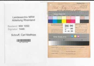 Entnazifizierung Carl Matthias Schruff , geb. 13.07.1914 (Angestellter)