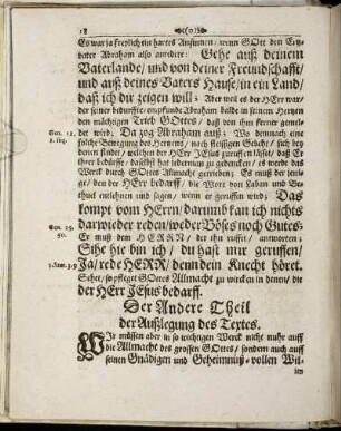 Der Andere Theil der Außlegung des Textes.