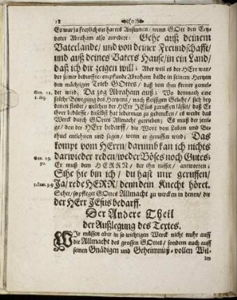 Der Andere Theil der Außlegung des Textes.