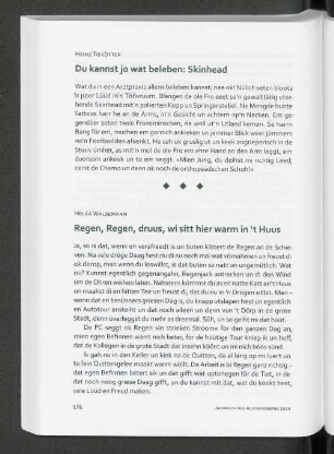 Du kannst jo wat beleben: Skinhead.