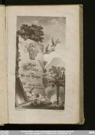 Erster Theil: Kleine Aufsätze