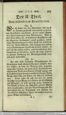 Der II Theil. Von besonderen Krankheiten