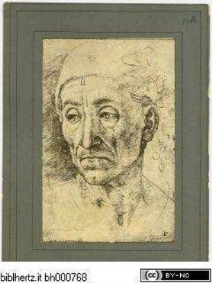 Kopf eines Mannes mit Kappe (Dante?)