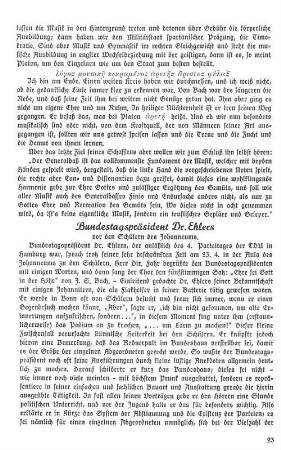 Bundestagspräsident Dr. Ehlers
