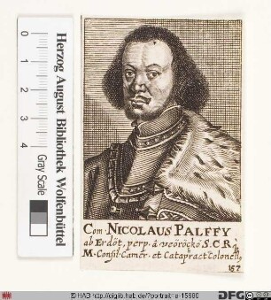 Bildnis Miklós III Graf Pálffy von Erdöd