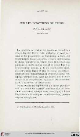2.Ser.7.1886: Sur les fonctions de Sturm