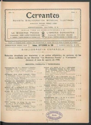 Bibliografía española