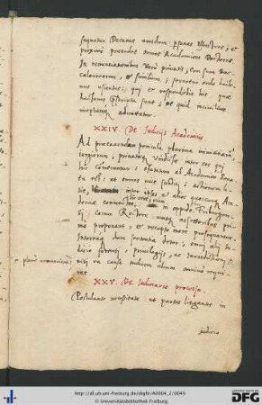 [fol. 21] De iudiciario processu