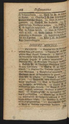 Dissert. Miscell.