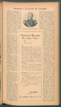 Belgrano y la acción de Tucamán