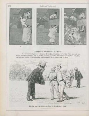 "Gestörtes Rendezvous" "Illustrirte militärische Nachricht"