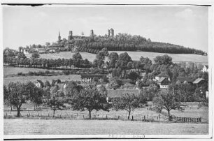 Stolpen. Blick auf Stolpen