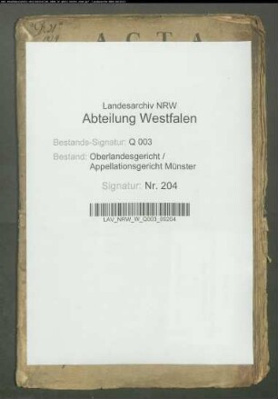 Kreditoren der Droste Nienbergschen Konkursmasse ./. Konkursmasse (Droste zu Erwitte, Droste Senden, von Ascheberg u.a.)