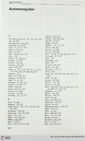 Autorenregister