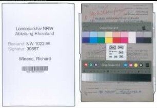 Entnazifizierung Richard Winand , geb. 17.01.1885 (Riemendreher)