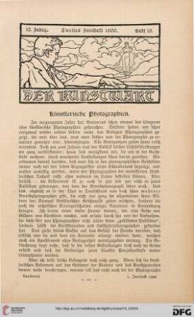 Künstlerische Photographien