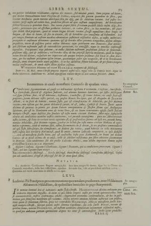 LXVI. Ludovici Pii Praeceptum pro commutatione quorumdam praediorum, inter Hilduinum Abbatem & Hildulfum, de quibusdam bonis sitis in pago Scarponensi.