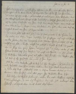 Justus Christian von Loder, Brief