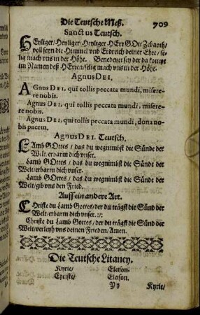 Die Teutsche Litaney.