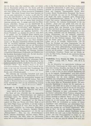 282-284 [Rezension] Freudenberg, Georg, Grenzen der Ethik